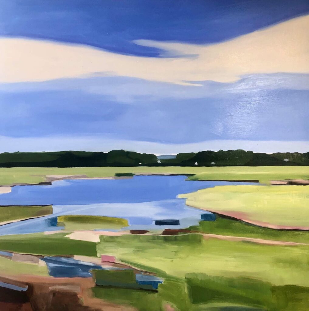 A Distance I Have Wondered 36x36 oil $2825