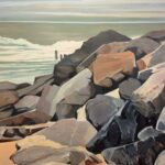 "A Gray Day in Henlopen" oil on linen, 60x48. $4,200
