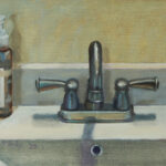 "Bath Sink"
oil on panel
12" x 30"
$1,075