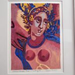 "Woman Warrior" Monotype, 16" x 13" $400 by Elaine Buono