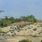 "Cape Henlopen Park I" oil on linen panel, 12x16. $625