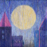 "The Story of Twelve Moons 2412" acrylic, 16 x 20. $1,500