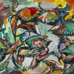Dozen Crabs Oil on canvas 2012 canvas size 18″ x 24″ frame dimensions 22.5″ x 28.5″ $9,500.00