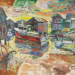 Peggy’s Cove Oil on canvas 2002 canvas size 24″ x 30″ frame dimensions 27″ x 33″ $12,000.00