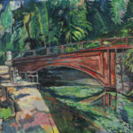 The Red Bridge Oil on canvas n/d $12,000.00