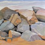 "Gravity" oil on linen, 36x36. $1,950