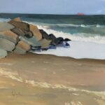 "Heading Out" oil on linen, 20x20. $850