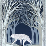 "The Forest" Hand cut layered paper, 24" x 18" $5,650