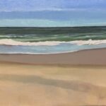 "Lewes Beach I" oil on linen, 12x16. $625
