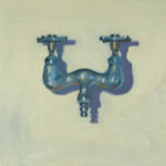 "Old Tub Faucet"
oil on panel
18" x 18"
$825