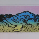 "Volcanic Tuff" Viscosity etching, 17" x 26" $500 by Margo Tassi