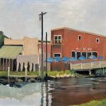 "View From Milton Park" oil on linen, 20x24. $1,050