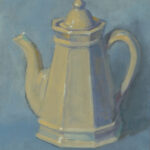 "White Teapot in Yellow Light"
oil on panel
12" x 9"
$595
