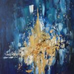 "Little Gem" acrylic by Paige Ruby, $275