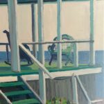 "Summer Porch" oil by Susan Graeber, $850