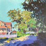 "Summer Porch" oil by Susan Graeber, $1,800