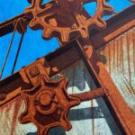 "WD-40" watercolor by Howard Eberle, $2,400