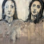 "Speak" mixed media by Kim Klabe, $1,500