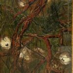 "Monkeys in a Tree" collage, n/d, by Teddie Tubbs (1915-1966). Gift of Mary Campbell