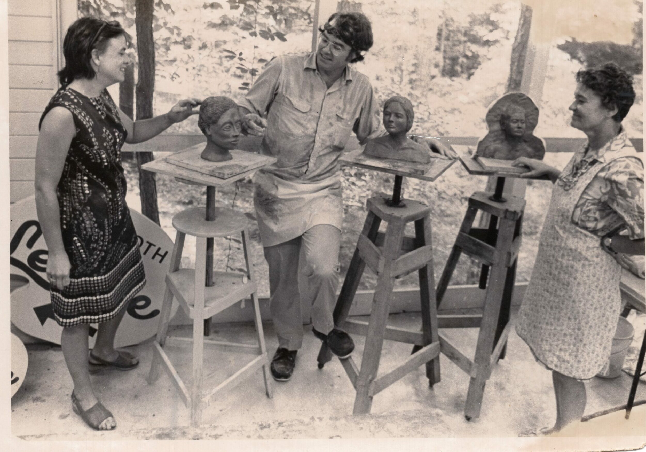 1980, Amelie Sloan, Richard Gafffney Sculpture Class